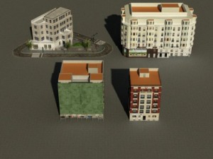 3d models building collection 25  28 3D Model