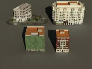 3d models building collection 25  28 3D Model