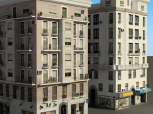 Koleksi bangunan model 3d 29 32 Model 3D