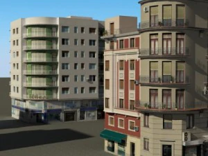 Koleksi bangunan model 3d 29 32 Model 3D