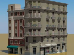 Koleksi bangunan model 3d 29 32 Model 3D