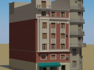 Koleksi bangunan model 3d 29 32 Model 3D