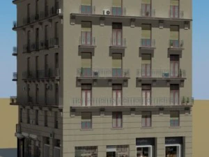 Koleksi bangunan model 3d 29 32 Model 3D