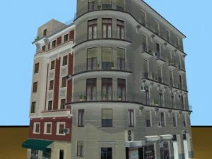 Koleksi bangunan model 3d 29 32 Model 3D