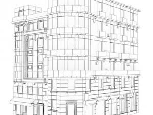 Koleksi bangunan model 3d 29 32 Model 3D