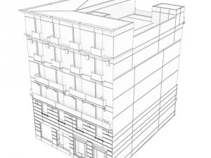 Koleksi bangunan model 3d 29 32 Model 3D