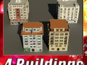 3d models building collection 33  36 Modelo 3D