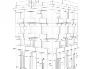 3d models building collection 45  48 3D Model