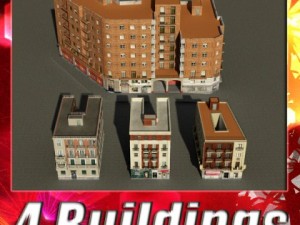 3d models building collection 53  56 Modelo 3D