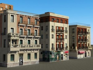 3d models building collection 53  56 3Dモデル