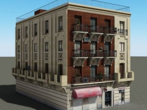 3d models building collection 53  56 3Dモデル