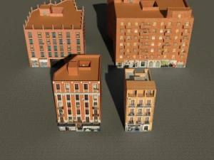 3d models building collection 61  64 3D Model