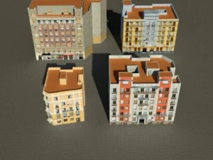 3d models building collection 65  68 3D Model