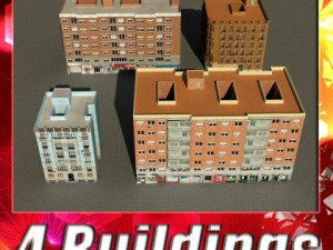 3d models building collection 69  72 Modelo 3D