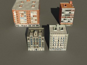 3d models building collection 81  84 3D Модель