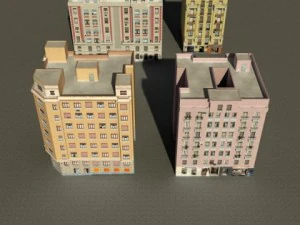 3d models building collection 85  88 3D Model