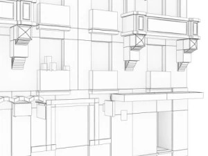 3d models building collection 85  88 3D Model