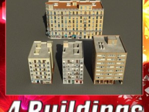 3d models building collection 8992 Modelo 3D