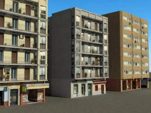 3d models building collection 8992 3D Model