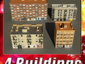 3d models building collection 97  100 Modelo 3D