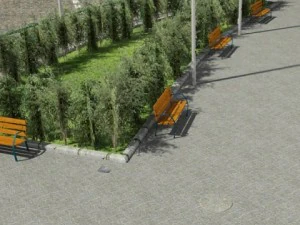 5 city blocks collection 3D Model
