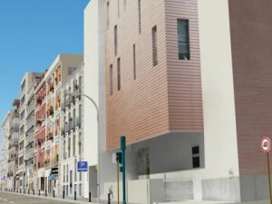 5 city blocks collection 3D Model