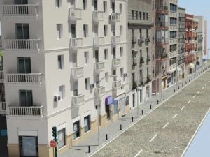 5 city blocks collection 3D Model