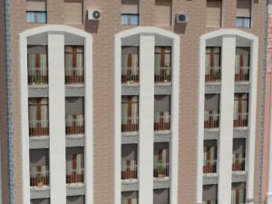 5 city blocks collection 3D Model