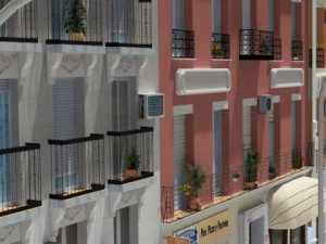 5 city blocks collection Model 3D