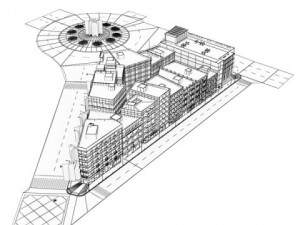5 city blocks collection Model 3D