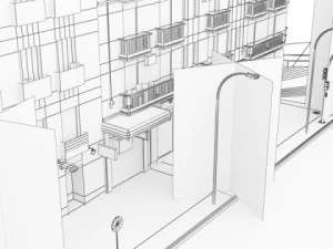 5 city blocks collection 3D Model