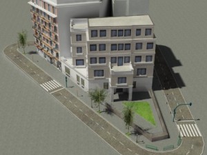 5 city blocks collection Model 3D