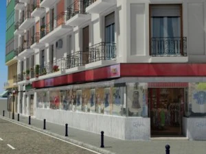 5 city blocks collection 3D Model