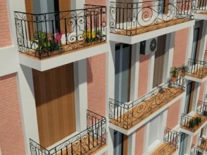 5 city blocks collection 3D Model