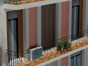 5 city blocks collection 3D Model