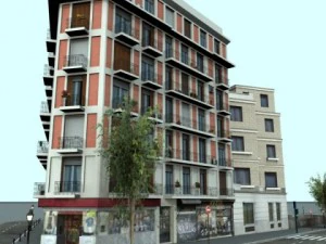 5 city blocks collection 3D Model