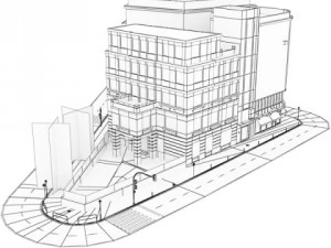 5 city blocks collection 3D Model