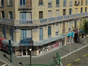 5 city blocks collection 3D Model