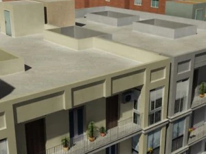 5 city blocks collection 3D Model