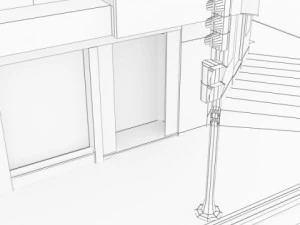 5 city blocks collection 3D Model
