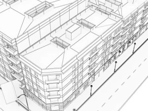 5 city blocks collection 3D Model