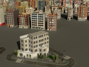 104 buildings collection 3D Model