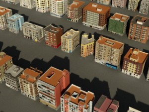 104 buildings collection 3D Model