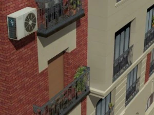 104 buildings collection 3D Model