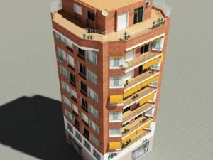 104 buildings collection 3D Model