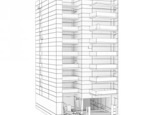 104 buildings collection 3D Model