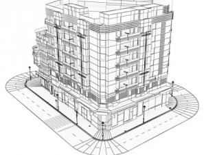104 buildings collection 3D Model