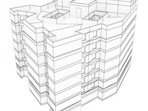 104 buildings collection 3D Model