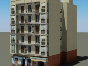 104 buildings collection 3D Model