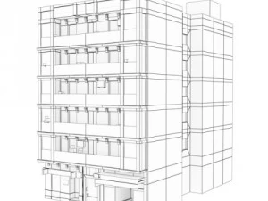 104 buildings collection 3D Model